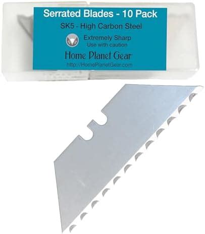 serrated box cutter blades